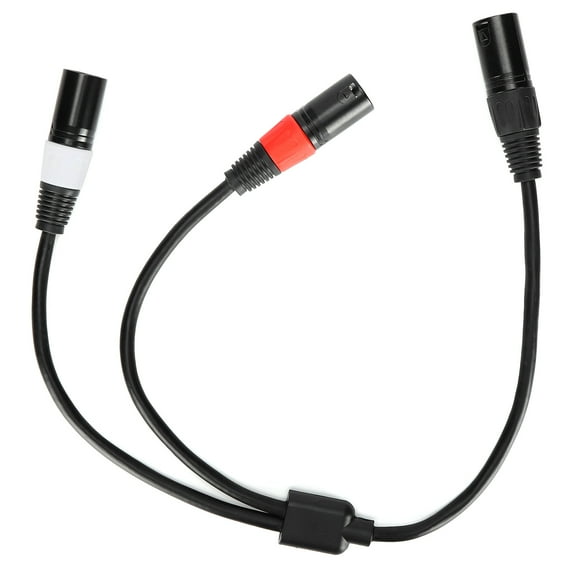 JORINDO JD6079 5Pin XLR Male to 3Pin XLR Male Cable YSplitter Audio Adaptor Cord
