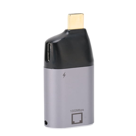 JORINDO USB-C to Ethernet Adapter, 65W PD Fast Charging & 1000Mbps Gigabit Network Converter for Laptop, Tablet, Phone