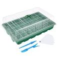 thumbnail image 1 of JORKING Seedling Trays Seed Starter Tray, 5-Pack 200 Cells Mini Propagator Plant Greenhouse Grow Kit with Humidity Vented Domes and Base for Seeds' Starting, Green, 1 of 7