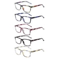 thumbnail image 1 of JOSCHOO 5 Pack Reading Glasses for Women Spring Hinge Fashion Ladies Reader, 1 of 14