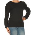 thumbnail image 1 of JOSEPH A Womens Black Long Sleeve Jewel Neck Top Size: S, 1 of 2