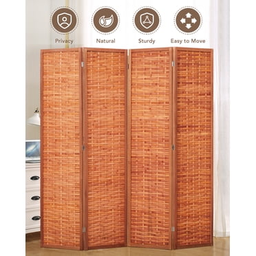 William Folding Screen Divider, Walnut main image 1