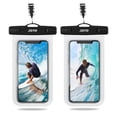 thumbnail image 1 of JOTO Universal Waterproof Pouch, IPX8 Waterproof Cellphone Dry Bag Underwater Case for iPhone 12 Pro Max 11 Pro Max Xs Max XR X 8 7 6S, Galaxy S20 Ultra S10 Note10 9 up to 7" -2 Pack, 1 of 10