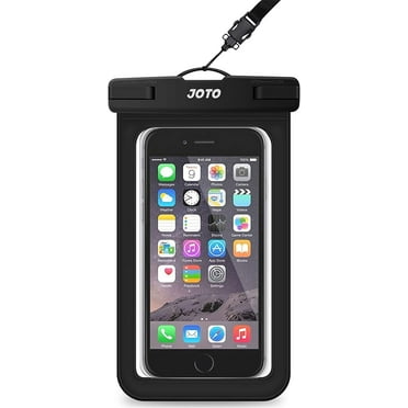 JOTO Universal Waterproof Pouch Phone Dry Bag Underwater Case for iPhone 11 Pro Max XS Max XR X 8 7 6S Plus SE 2020 Galaxy Pixel up to 6.9", Waterproof Case for Pool Beach Swimming Kayak Travel -Black