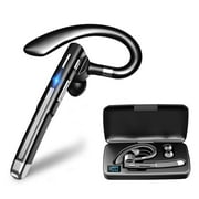 JOUALY Headset V5.3 Wireless Headset with 500mAh Charging Case and Microphone