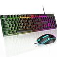 thumbnail image 1 of JOUALY Wired Gaming Keyboard with RGB Backlight, Black, 1 of 8
