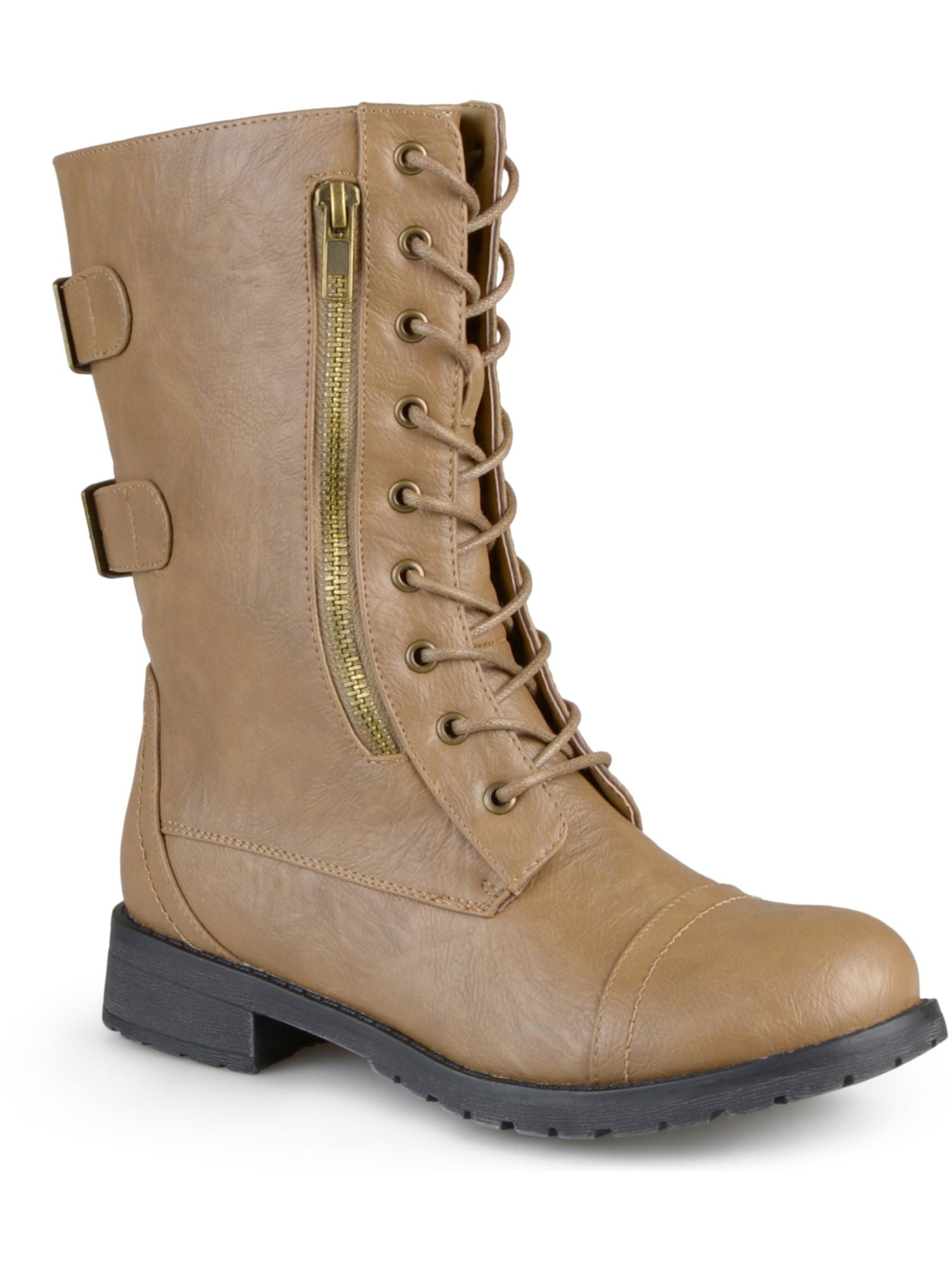 Journee Collection Womens Moto Boots in Womens Boots Walmart