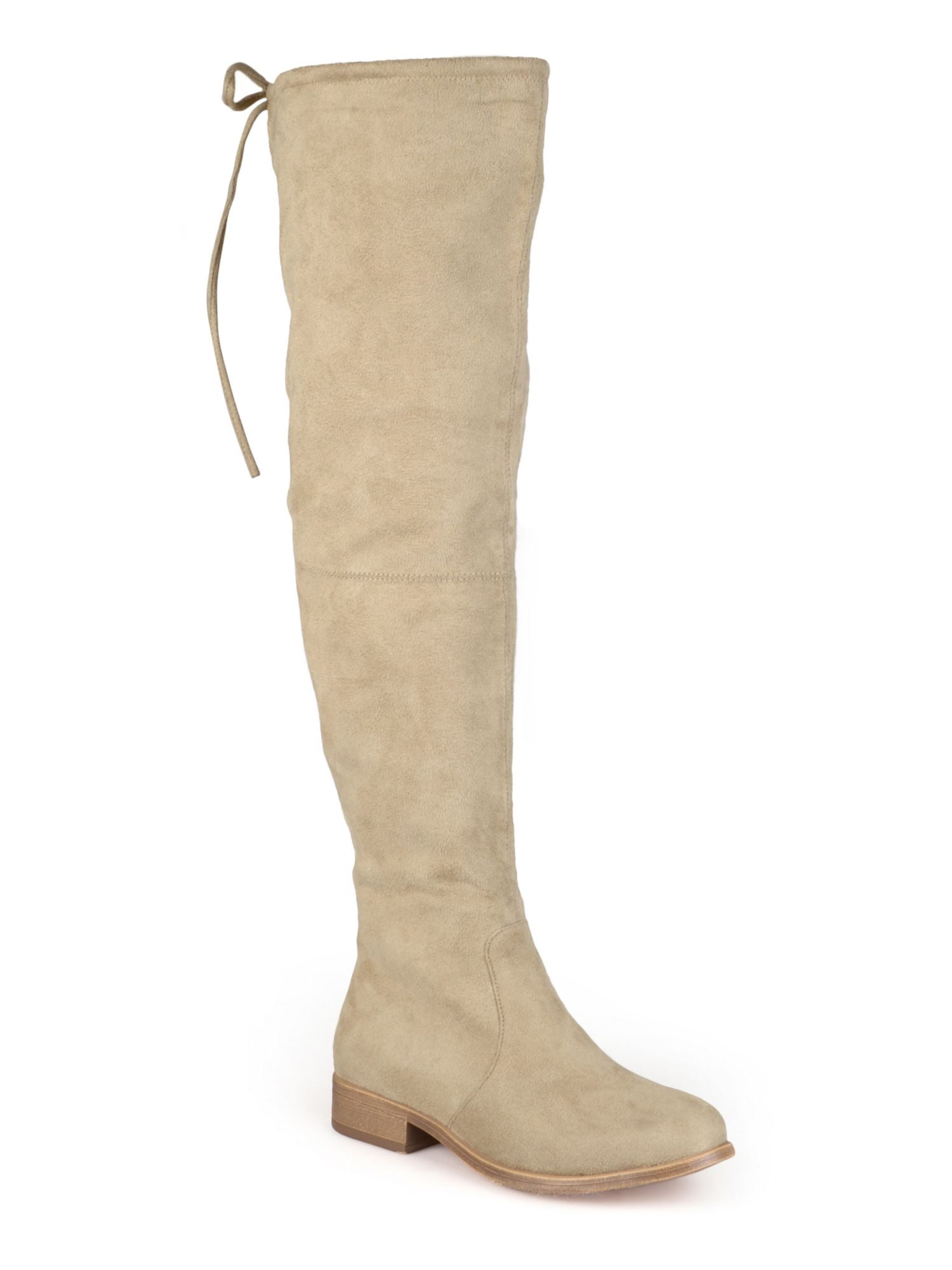 STYLE & COMPANY Womens Beige Round Toe Stacked Heel Zip-Up Dress Boots Shoes M main image 1