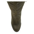 thumbnail image 1 of JOURNEE COLLECTION Womens Green Braided Padded Tasseled Jezebel Round Toe Wedge Zip-Up Riding Boot 9 M, 1 of 3