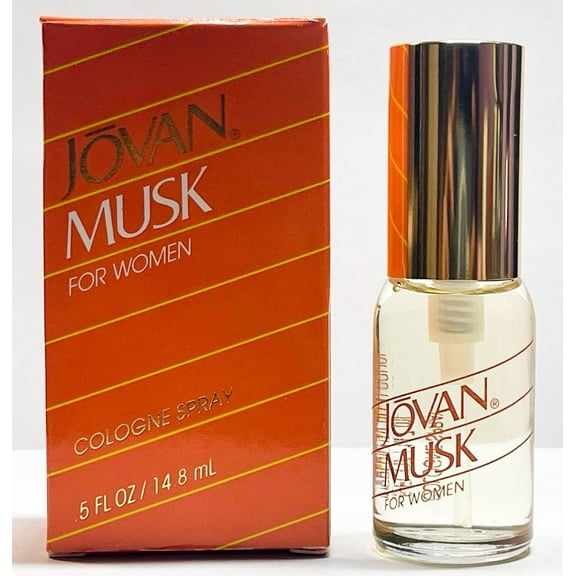 JOVAN MUSK * Coty 0.5 oz / 14.8 ml Miniature Cologne Women Perfume Spray