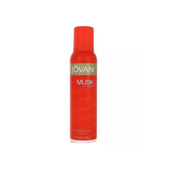 Jovan Musk by Jovan Deodorant Spray 5 oz for Women - Long-Lasting, Captivating Fragrance