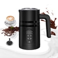thumbnail image 1 of JOVELL Electric Milk Frother 4 in 1, Automatic Milk Steamer with Temperature Control, 12oz Warm and Cold Foam Maker for Coffee Latte Cappuccino, Black, 1 of 9