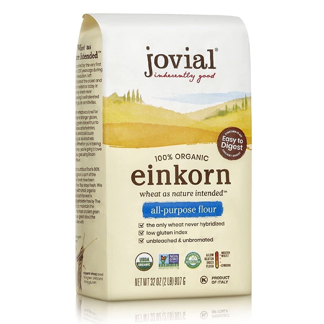 Jovial Organic Einkorn All-Purpose Flour 32 oz Powder