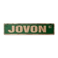 thumbnail image 1 of JOVON Vintage Aluminum Street Sign Childrens Name Room Metal Sign rustic metal tin | Indoor/Outdoor |  30" Wide, 1 of 4