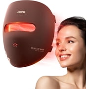 JOVS LED Red Light Face Mask, 4 Modes Red Light Mask, Portable Skin Care Device for Home Use