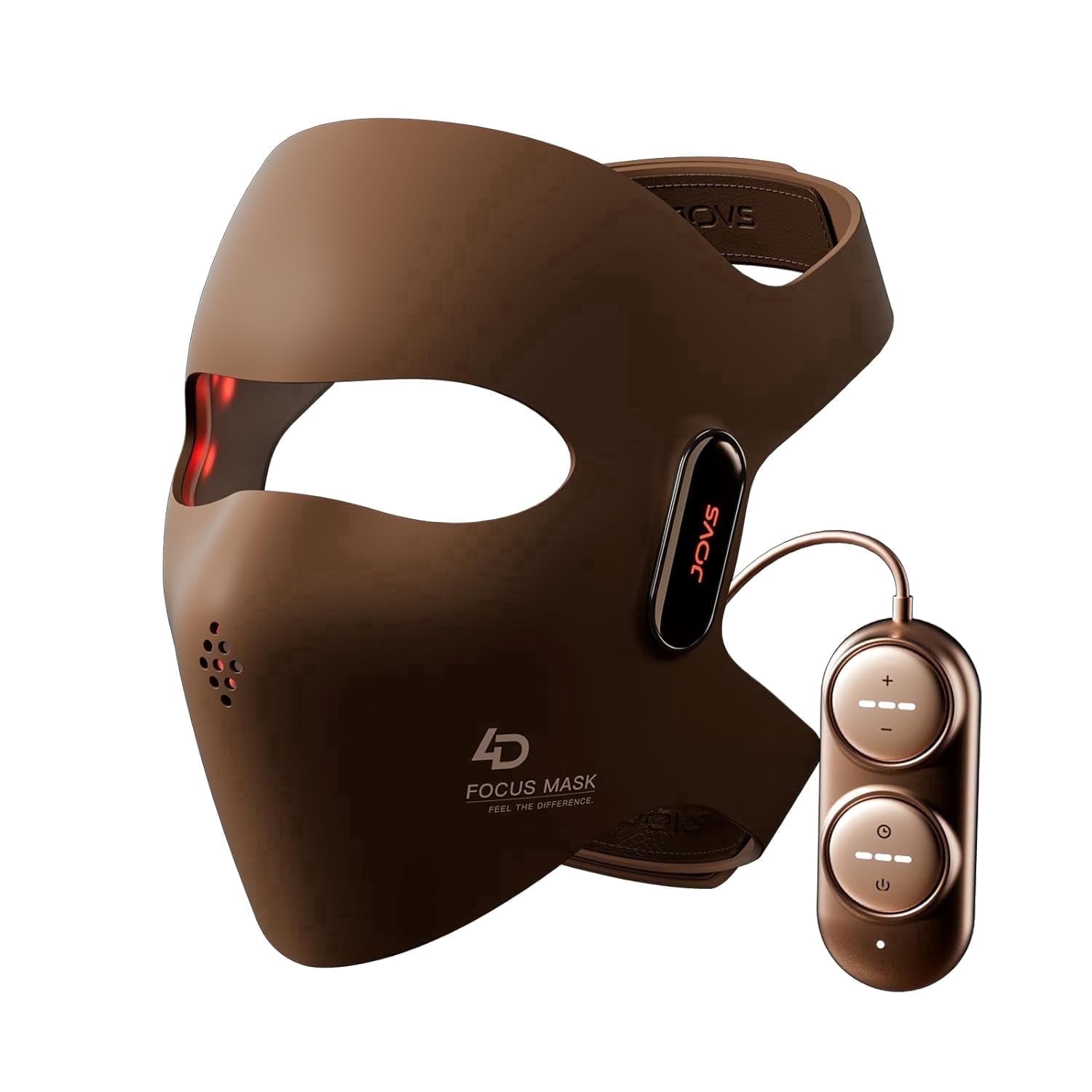 JOVS 4D Laser Light Therapy Mask, Red Light Mask for Face, 4 Wavelengths LED Light Facial Device for Home Use