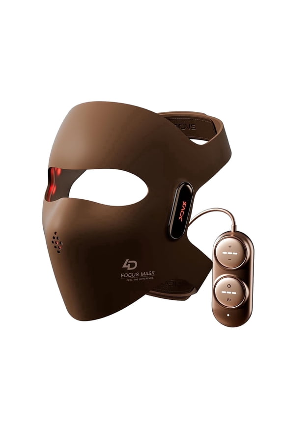 4D Laser Light Therapy Mask, Red Light Mask for Face, 4 Wavelengths LED Light Facial Device for Home Use