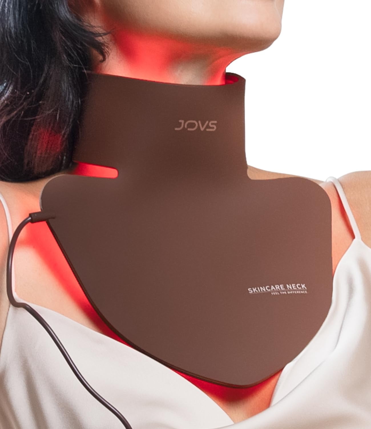 JOVS Red Light Therapy Neck Mask, Flexible & Wireless Design for Neck Care at Home