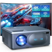 JOWLURK 17000LM Screen Projector for Iphone Android Tv Stick, ‎Grey