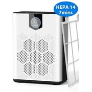 JOWSET HEPA 14 Air Purifier for Home large rooms, Covers 1900 Sq.ft, Air Purifiers for allergies and asthma,Remove 99.997% Smoke, Allergens, Dust, Pollen, Pet Hair for Bedroom