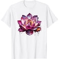 thumbnail image 1 of JOY Colorful Lotus Funny Graffiti Trendy Cute Flower Fashion T-Shirt, 1 of 4