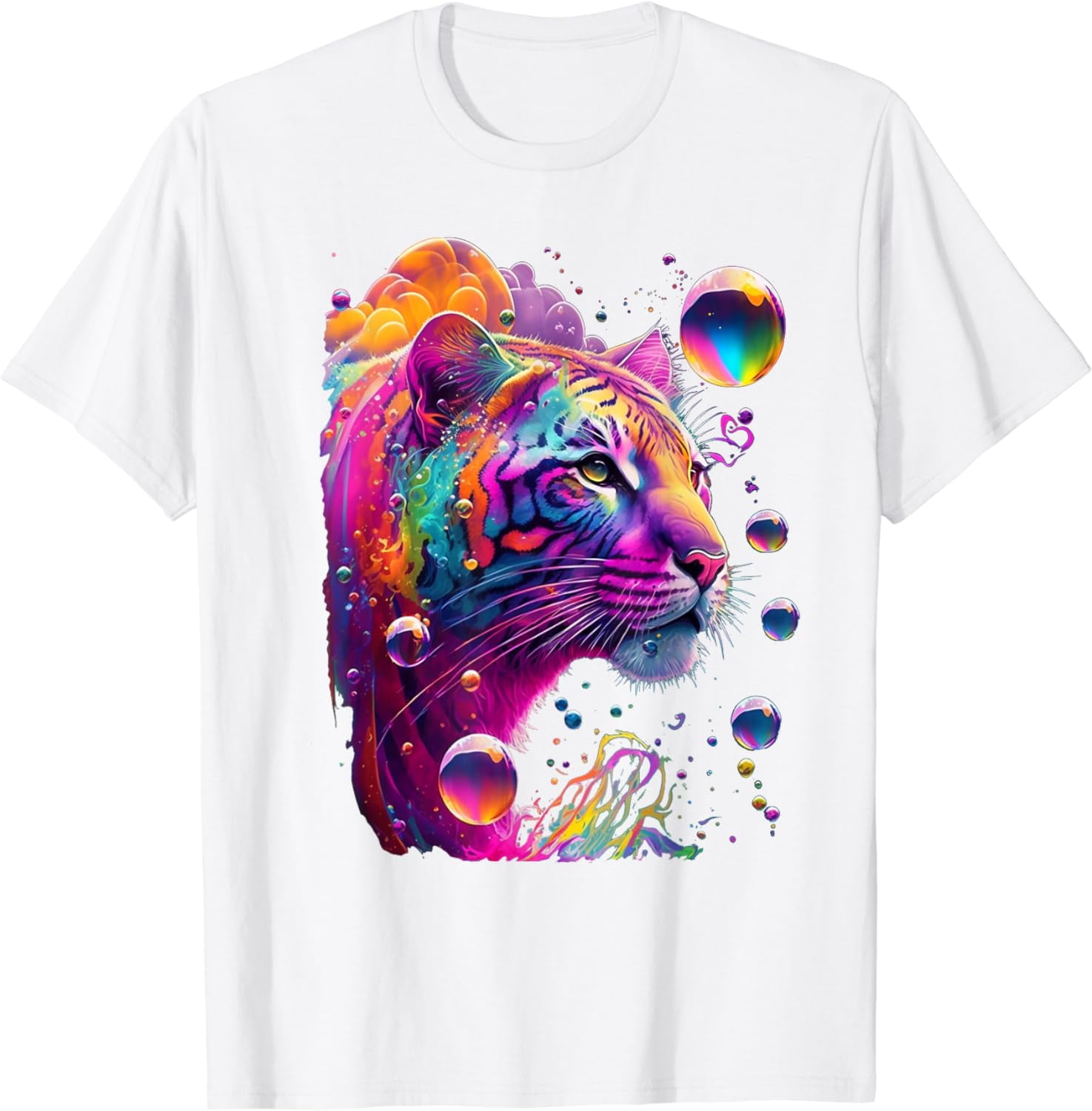 Tiger graphic T shirt_9163