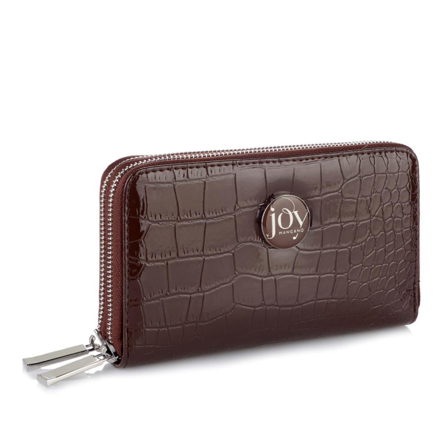 JOY E*Lite Croco-Embossed Couture Multi-Pocket Wallet with RFID
