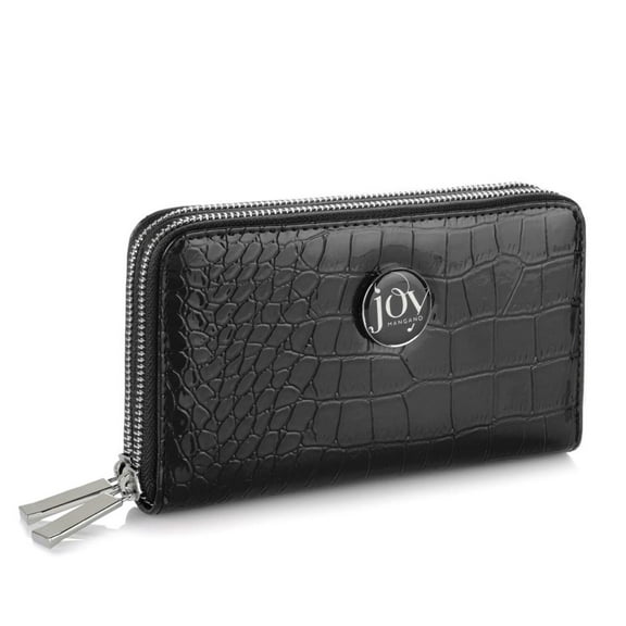 JOY E*Lite Croco-Embossed Couture Multi-Pocket Wallet with RFID