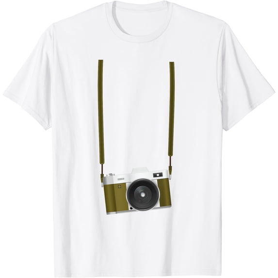 JOY Fake Tourist Camera Design Holiday Vacation Photographer T-Shirt