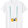 thumbnail image 1 of JOY Fake Tourist Camera Graphic - Holiday Vacation Photographer T-Shirt, 1 of 4