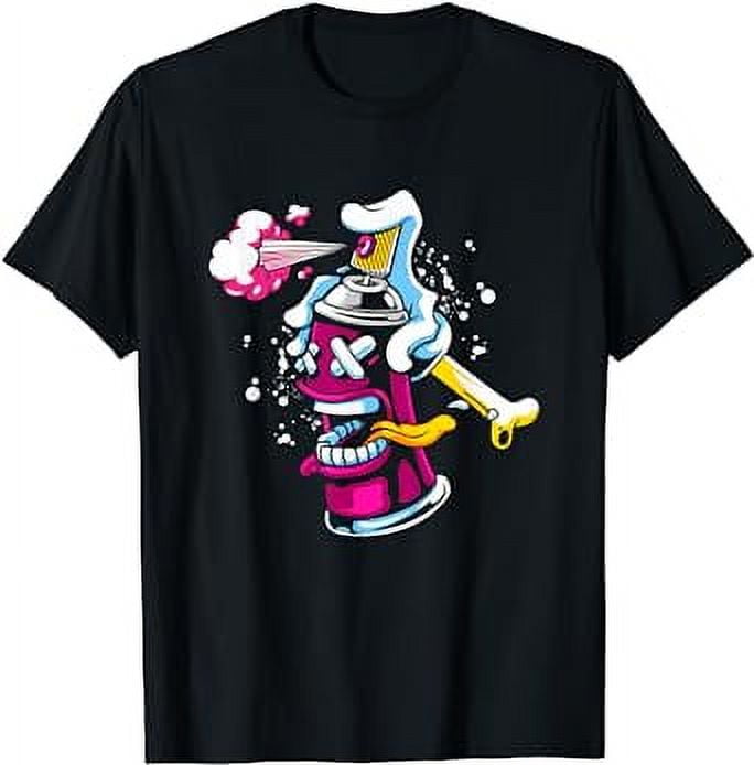 JOY Funny Spray Paint Street Urban Art Graffiti Artist TShirt