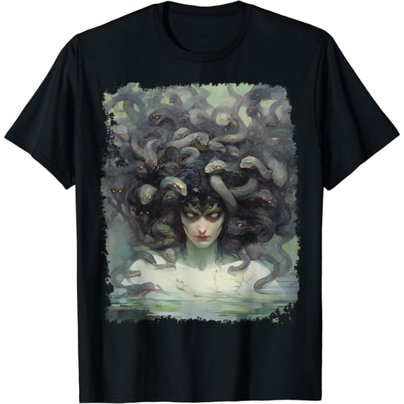 JOY I Love Snakes Medusa Lover T-Shirt