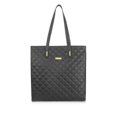thumbnail image 1 of JOY & IMAN Diamond Quilted Genuine Leather Tote Bag with RFID, 1 of 5