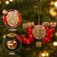 thumbnail image 1 of JOY Letter Christmas Ornaments, Glitter Bell Hanging Decorations, Xmas Tree Pendant for Holiday Home Party Decor, 1 of 8