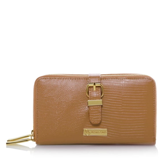 JOY Luxe Leather Lizard Embossed City Collection wallet with RFID