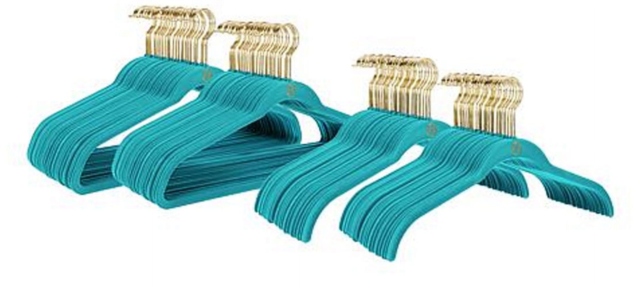 JOY Mangano Huggable Hangers ( AquaBLUE) 100piece AntiMicrobial