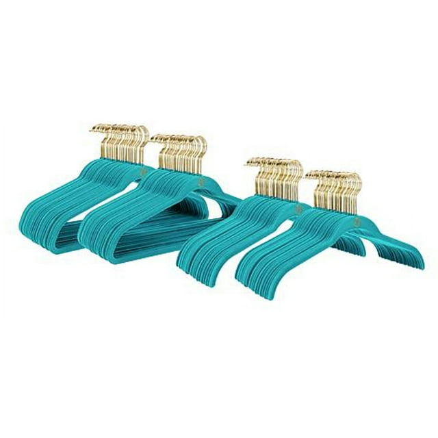 JOY Mangano Huggable Hangers ( AquaBLUE) 100piece AntiMicrobial