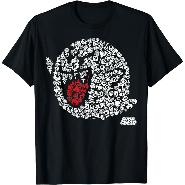 Nintendo Super Mario Iconic Boo Portrait Graphic T-Shirt Nintendo Super Mario Iconic Boo Portrait Graphic T-Shirt