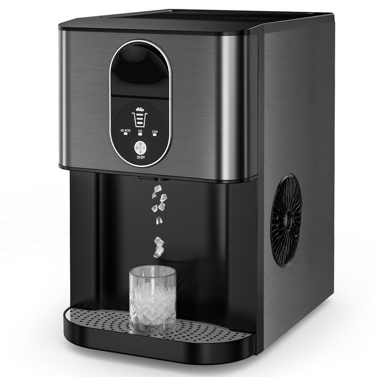 Household V2.0 Countertop Nugget Ice Maker, Self-Cleaning Pellet Ice  Machine, Open and Pour Water Refill