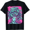 thumbnail image 1 of JOY Pop Art Vintage Greek Mythology Medusa Big Print Graphic T-Shirt, 1 of 4