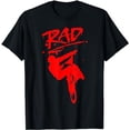 thumbnail image 1 of JOY RAD Radical BMX Bike Redesign Graffiti Gnarly Retro Awesome T-Shirt, 1 of 4