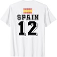 JOY Spain Fan EM Number 12 Barcode Back TShirt