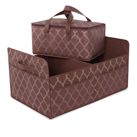 JOY Ultimate Closet Trunk Organizer with Insulated Tote - Brass