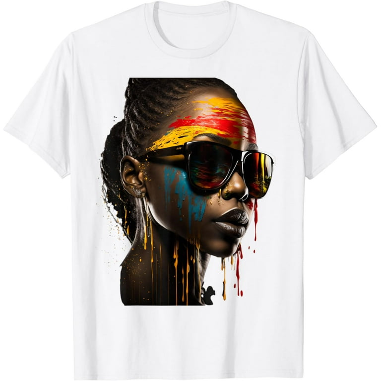 Black History Woman Afro Queen Shirt Black History Woman Afro Queen Shirt