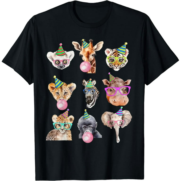 Zoo Animals Shirt Wildlife Birthday Party A Day At The Zoo Zoo Animals Shirt Wildlife Birthday Party A Day At The Zoo