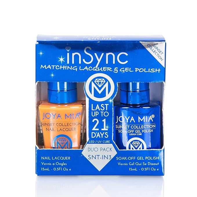 JOYA MIA Sunset and Sunrise Professional InSync Duo Gel and lacquer
