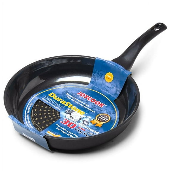 JOYCOOK Cast Diamond Fry Pan 11.8 inch (30cm) Durastone Non-Stick