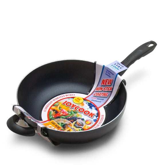 JOYCOOK Wok with Helper Handle 12 inch (30cm) Aluminum Non-Stick