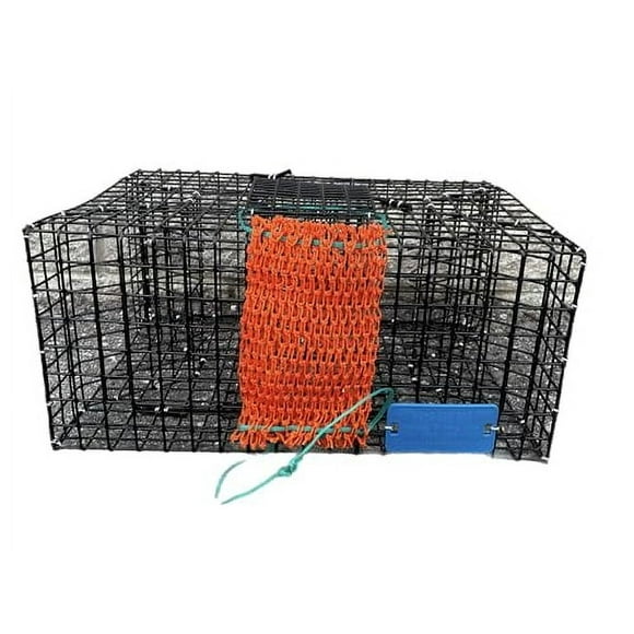 JOYFISH Pinfish Trap with MESH CHUM Bag, black