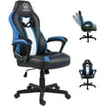 thumbnail image 1 of JOYFLY Ergonomic Computer Gaming Chair Racing Style Task Chair for Kids Adults, 250 lbs, Blue&Black, 1 of 8